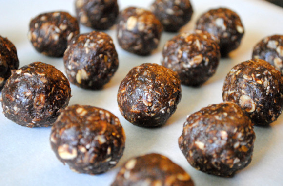 chocolate peanut butter lactation energy bites recipe